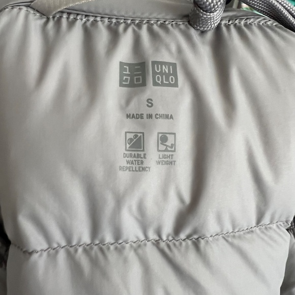 🌸NWT  Uniqlo Ultra Light Gray  Down Puff Jacket Men’s Parka unisex - Picture 8 of 10